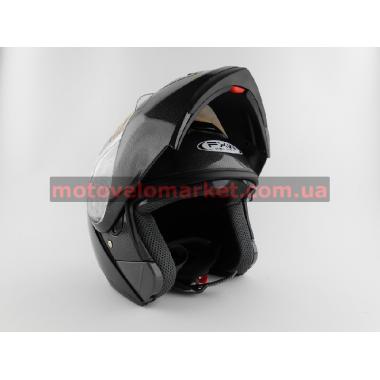Мотошлем FXW HF-119 (модуляр) CARBON BLACK